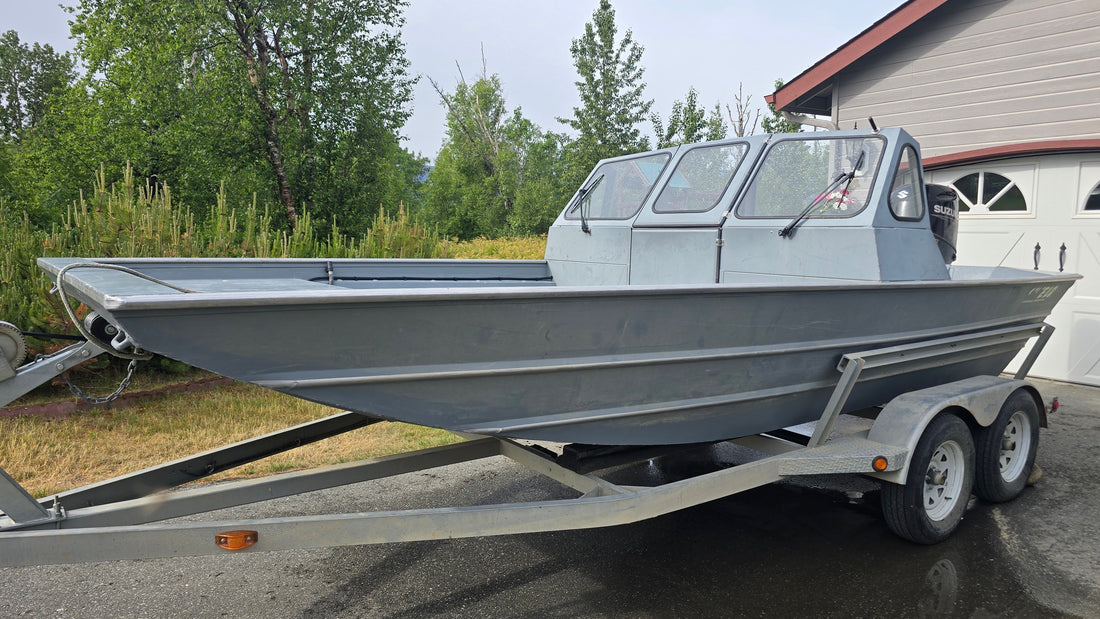 Introducing the 18' Alweld Jet Sled – Now Available at Alaska Wild Rentals