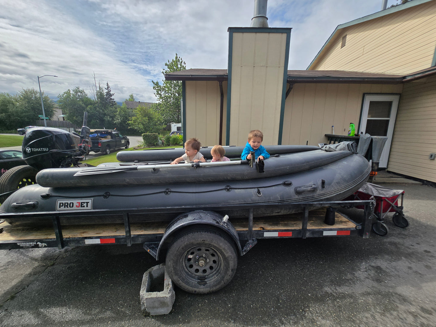 470 (15.4ft) Inflatable Jet Boat & 50/35HP Jet Outboard