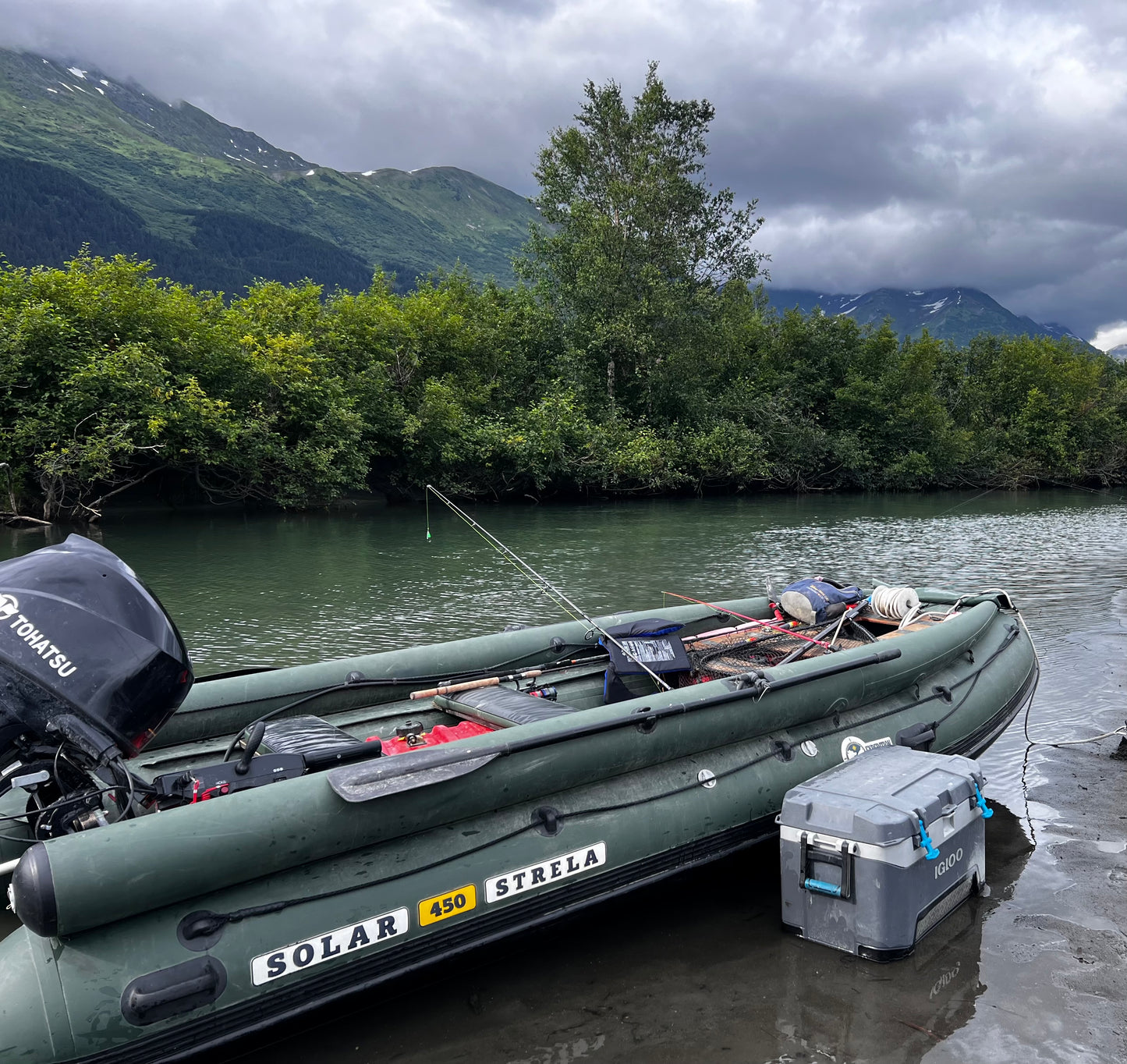 450 (14.7ft) Inflatable Jet Boat & 50/35HP Jet Outboard