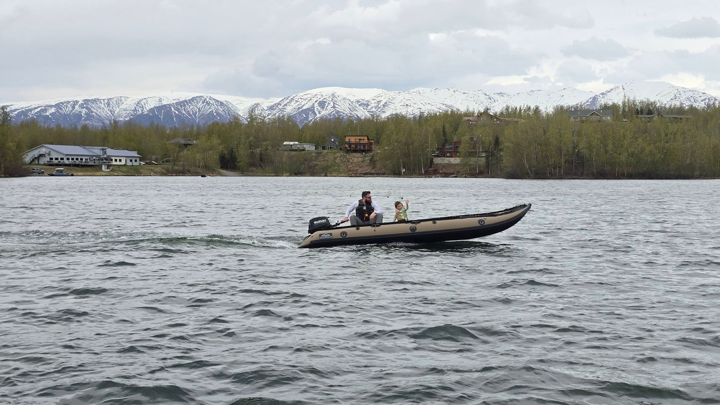 18ft Inflatable Boat & 20HP Mercury Outboard