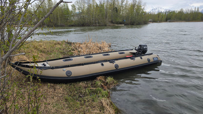 18ft Inflatable Boat & 20HP Mercury Outboard