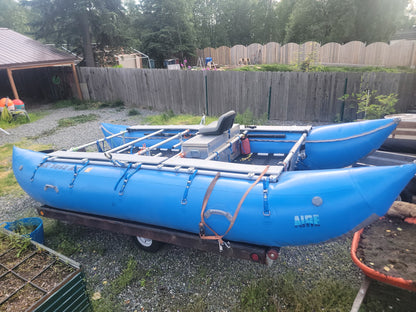 16' AIRE Lion Cataraft Rental – Expedition & Float Hunt Raft