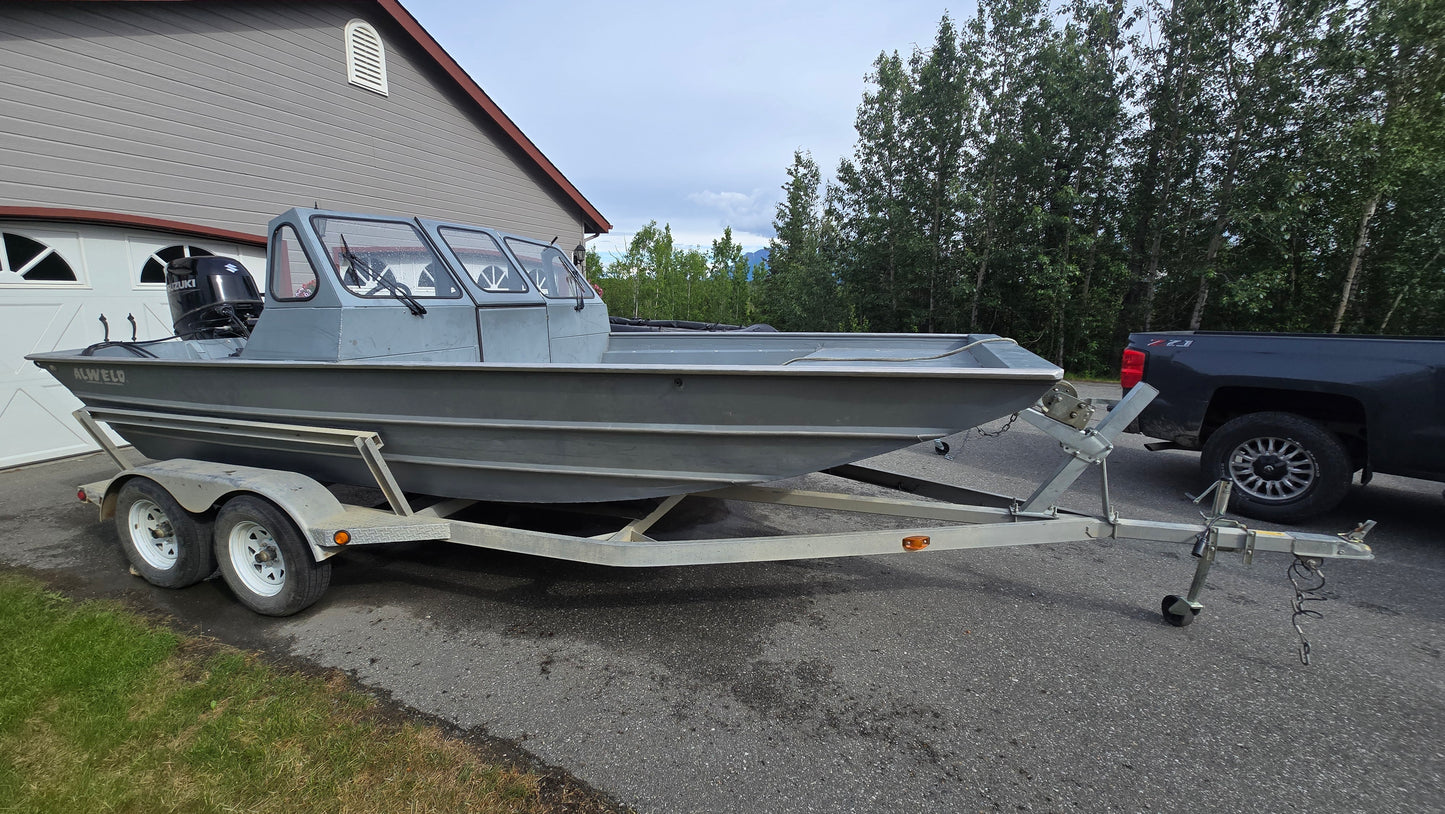 Alweld 18' Aluminum Jet Boat Rental